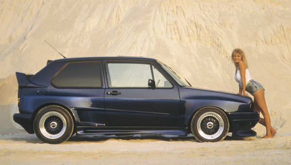Rieger Heckflügel für VW Golf 1