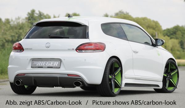 Rieger Heckeinsatz für R-Line Heckschürze für VW Scirocco R (13) 2-tür. 05.14- (ab Facelift)