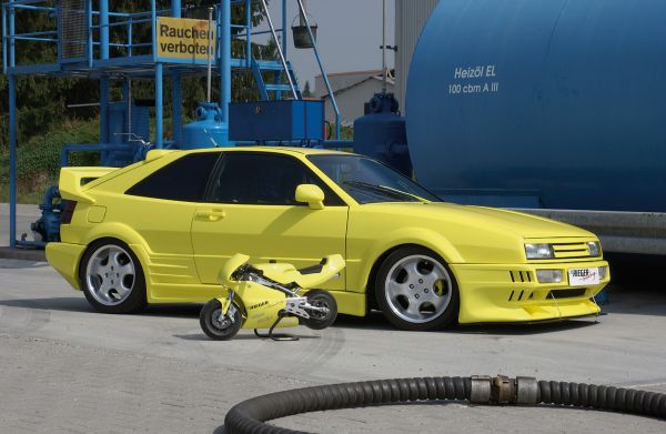Rieger Spoilerstoßstange Breitbau I für VW Corrado (53I) Coupé 88-95