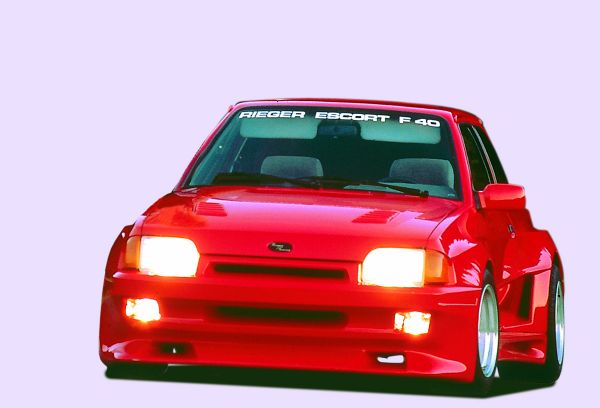 Rieger Seitenteil Breitbau II Set (2 Stück) für Ford Escort 4 3-tür. 07.88-10.90