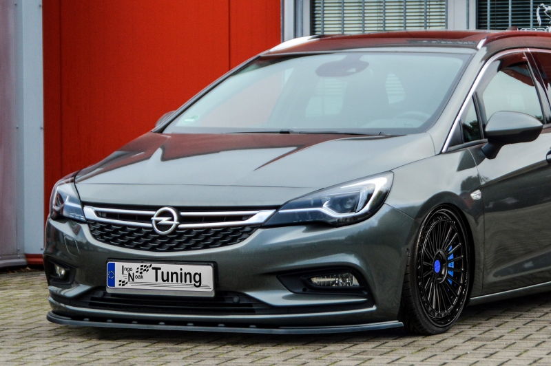 Ingo Noak Cup Frontspoilerlippe Aus Abs Fur Opel Astra K Sports Tourer Shiny Dept Der Onlineshop Fur Tuning Und Styling Parts