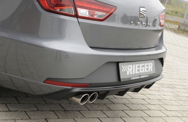 Rieger Heckeinsatz für Seat Leon FR (5F) 5-tür. (ST/Kombi) 01.13-12.16 (bis Facelift)