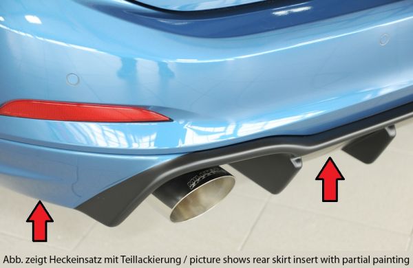 Rieger Heckeinsatz (für Fzg. mit AHK) für Ford Focus 4 (DEH) 5-tür. (Turnier) 09.18-03.22 (bis Face