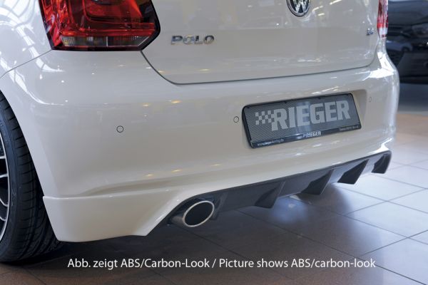 Rieger Heckschürzenansatz für VW Polo 6 (6R) 5-tür. 04.09-01.14 (bis Facelift)