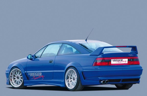 Rieger Heckansatz Breitbau II Set (2 Stück) für Opel Calibra (A) 3-tür. 03.90-