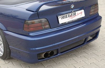 Rieger Heckschürze (V2) für BMW 3er E36 Lim.