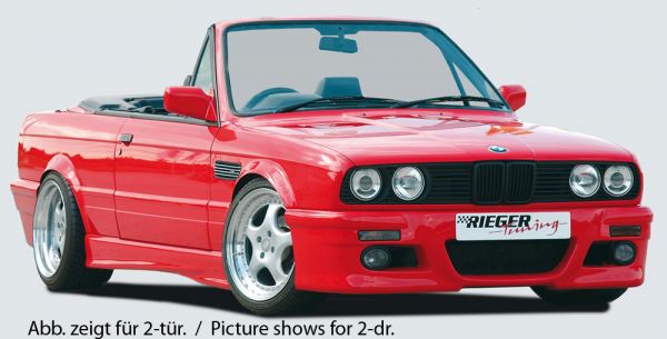 Rieger Seitenschweller Set (2 Stück) für BMW 3er E30 4-tür.