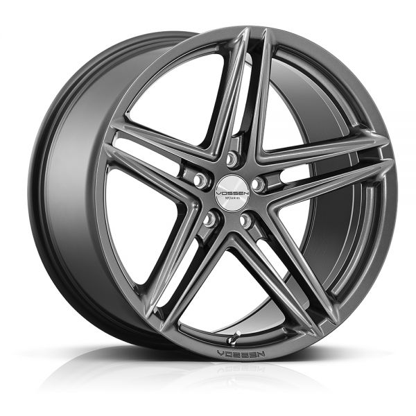 Vossen Felge VFS5 9x20 Zoll LK 5x112 ET32 ML 66,56 in Gloss Graphite FLAT FACE+ Felgenpflegeset Gros