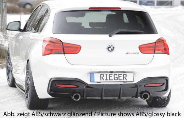Rieger Heckeinsatz für BMW 1er F21 (1K2) Lim. / 2-tür. 05.2015- (ab Facelift) LCI