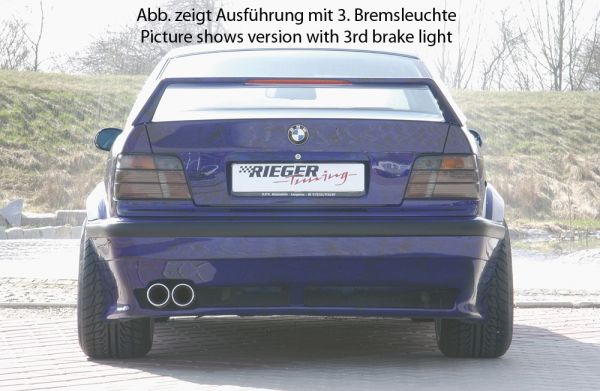 Rieger Heckflügel Breitbau II für BMW 3er E36 Lim.