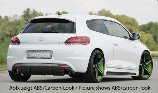 Rieger Heckeinsatz für R-Line Heckschürze für VW Scirocco R (13) 2-tür. 05.14- (ab Facelift)