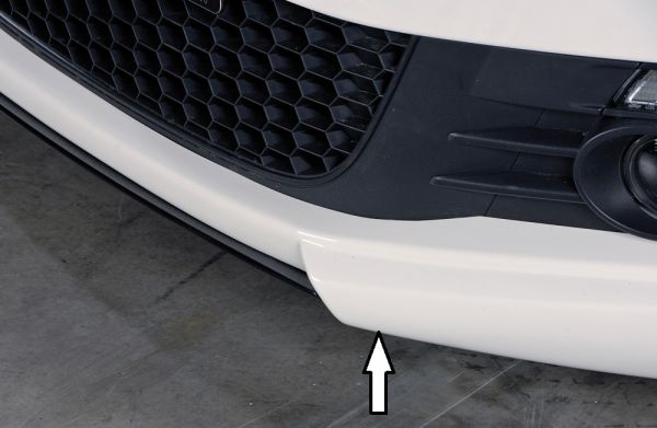 Rieger Spoilerlippe für VW Scirocco 3 (13) 2-tür. 08.08-04.14 (bis Facelift)