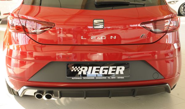 Rieger Heckeinsatz für Seat Leon FR (5F) 5-tür. 01.17- (ab Facelift)
