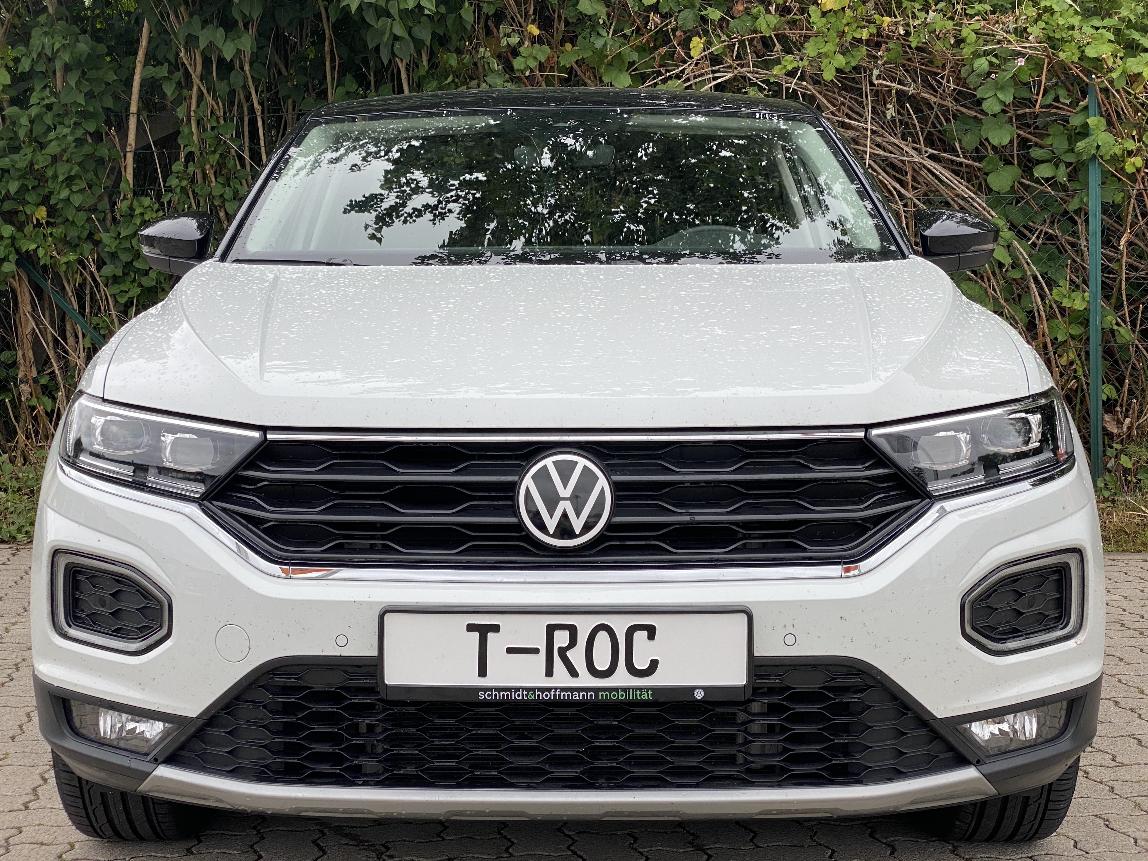 VW Zeichen, Emblem Schwarz/Weiß New Look T-Roc / R ACC