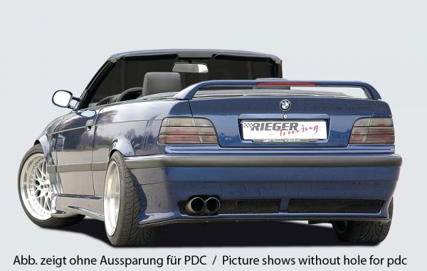 Rieger Heckschürze RT 04 (V1) für BMW 3er E36 Touring