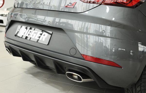 Rieger Heckeinsatz für Seat Leon Cupra (5F) 5-tür. 01.17- (ab Facelift)
