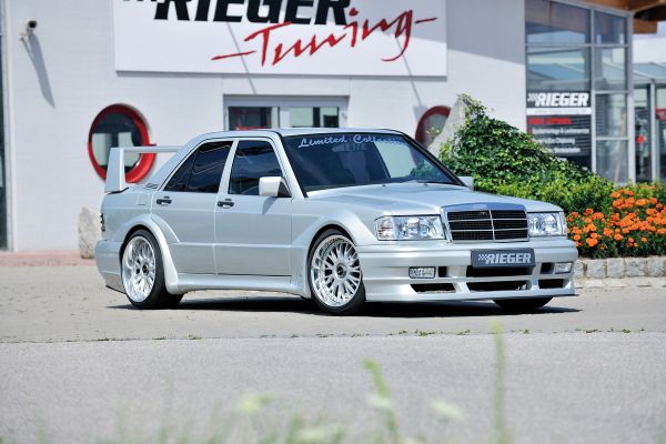 Rieger Türaufsatz Breitbau II Set (2 Stück) für Mercedes 190 (W201) Lim.